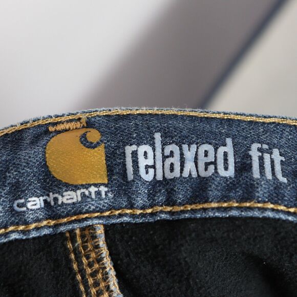 Carhartt Fleece Lined relaxed Fit Jeans size 36 X 30 - Picture 3 of 6